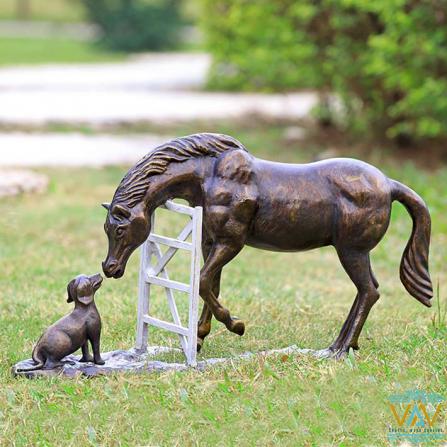 buying Horse statue woodturning cheap