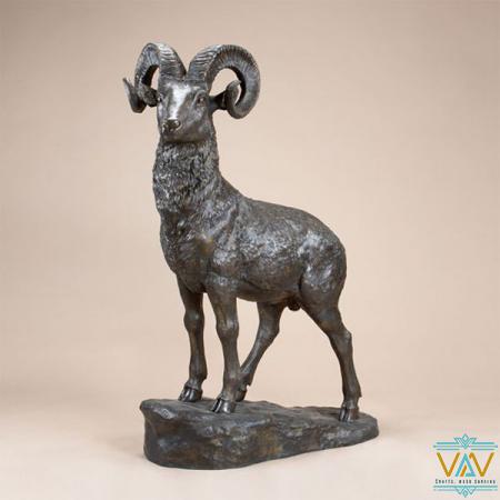 is Goat statue woodturning a toy?